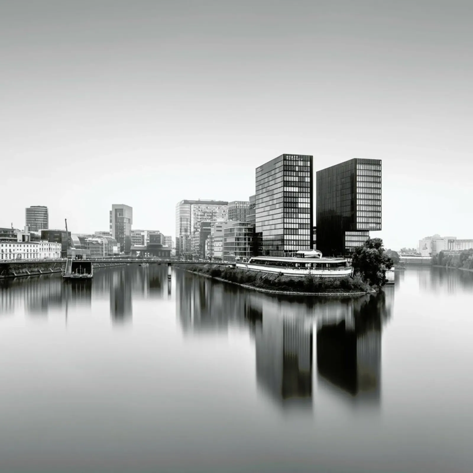 Medienhafen Ii | Düsseldorf 2020 alluminio dibond da Håggard Photography | Ronny Behnert