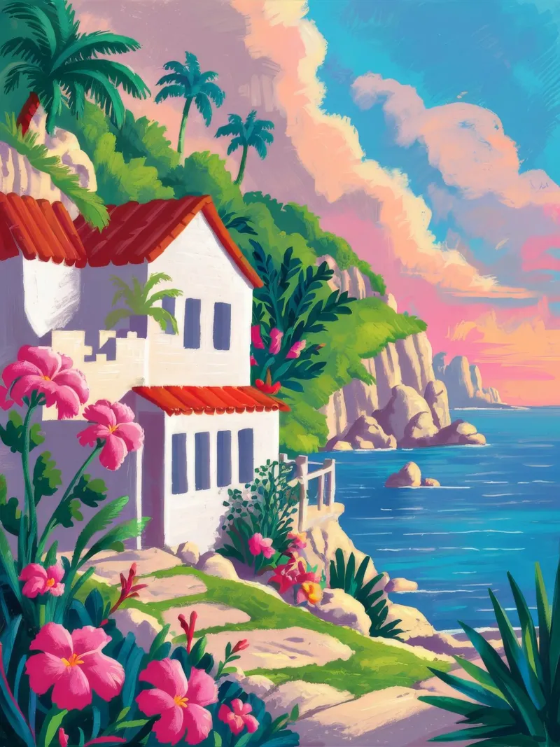 Sunset Cove Splendor pellicola backlit da Jasper Rune