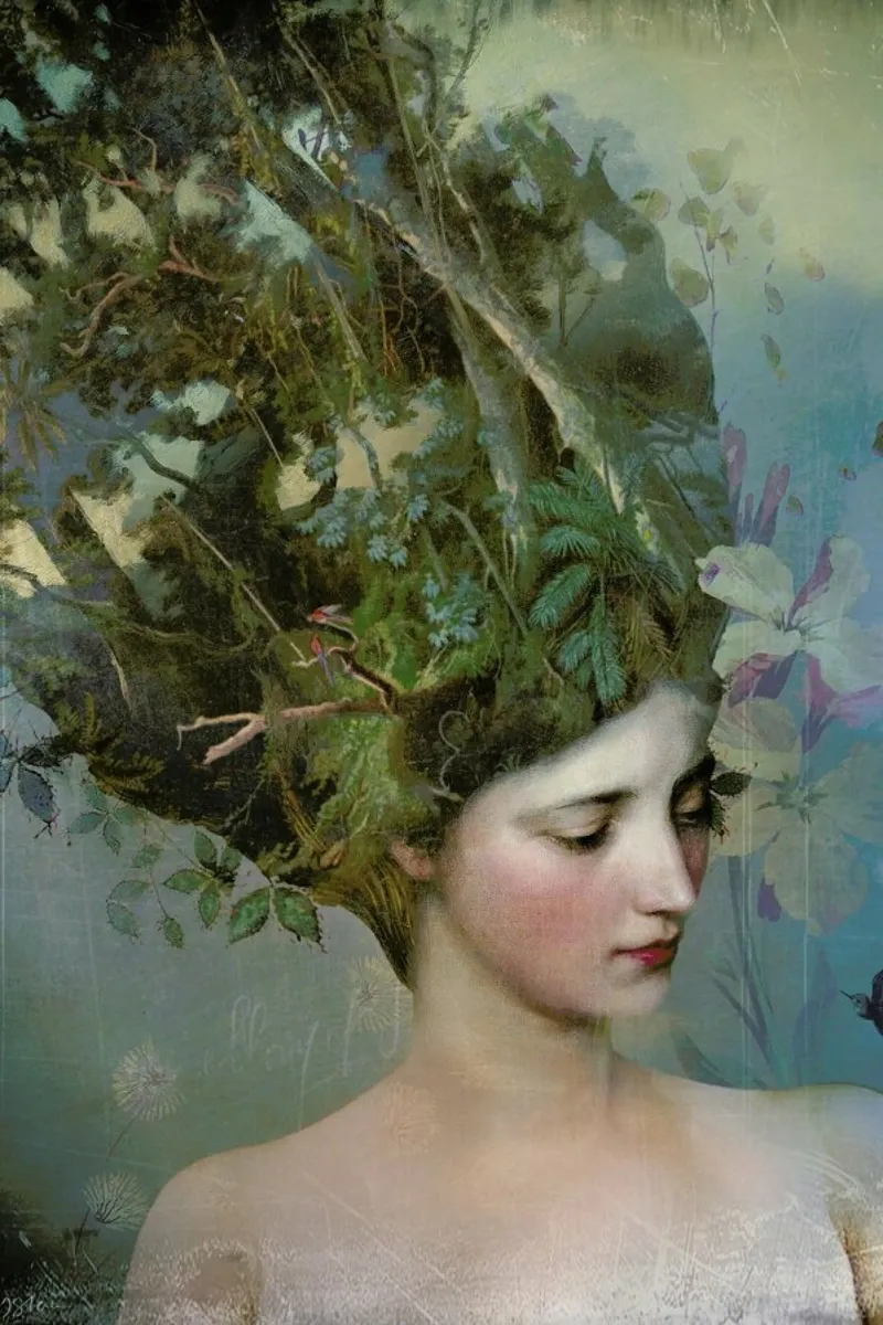 Portrait 17 pellicola backlit da Catrin Welz-Stein