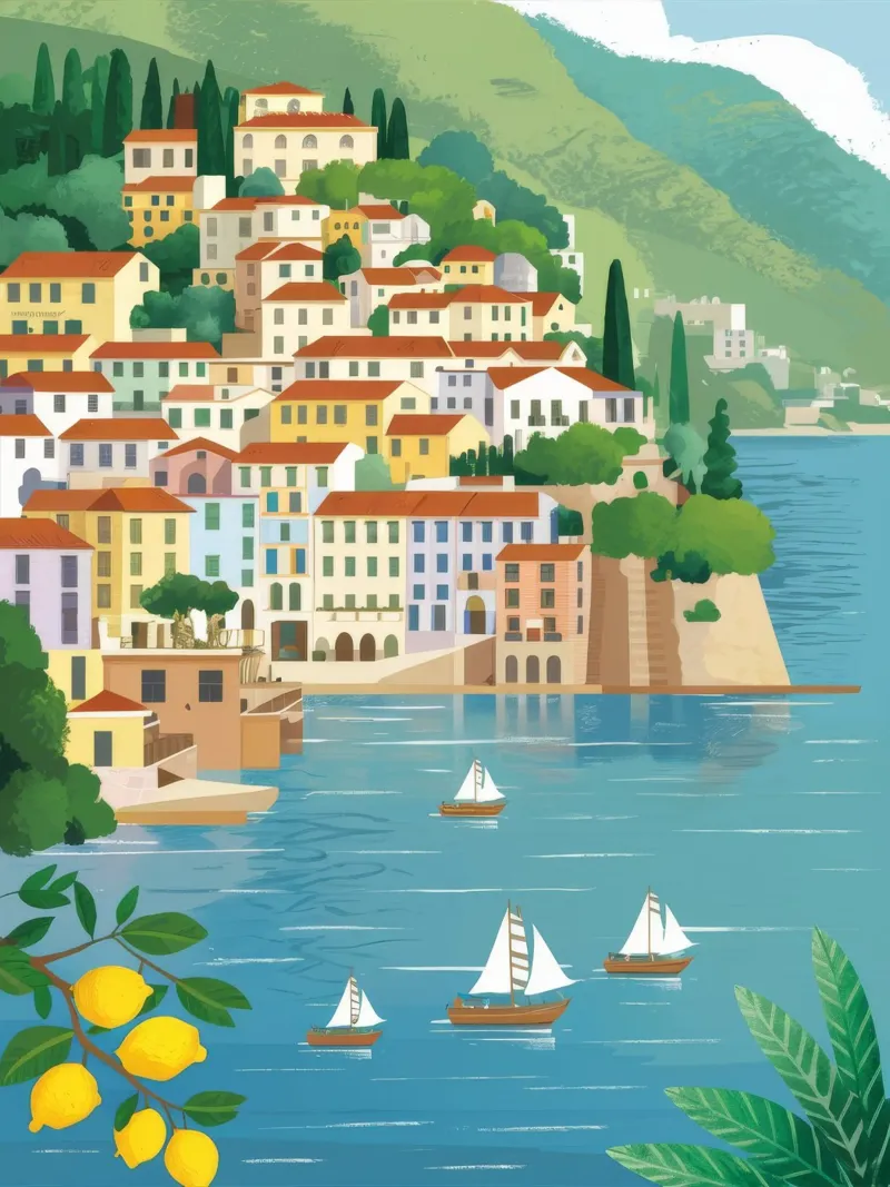 Lemon Grove Seaview alluminio dibond da Jasper Rune