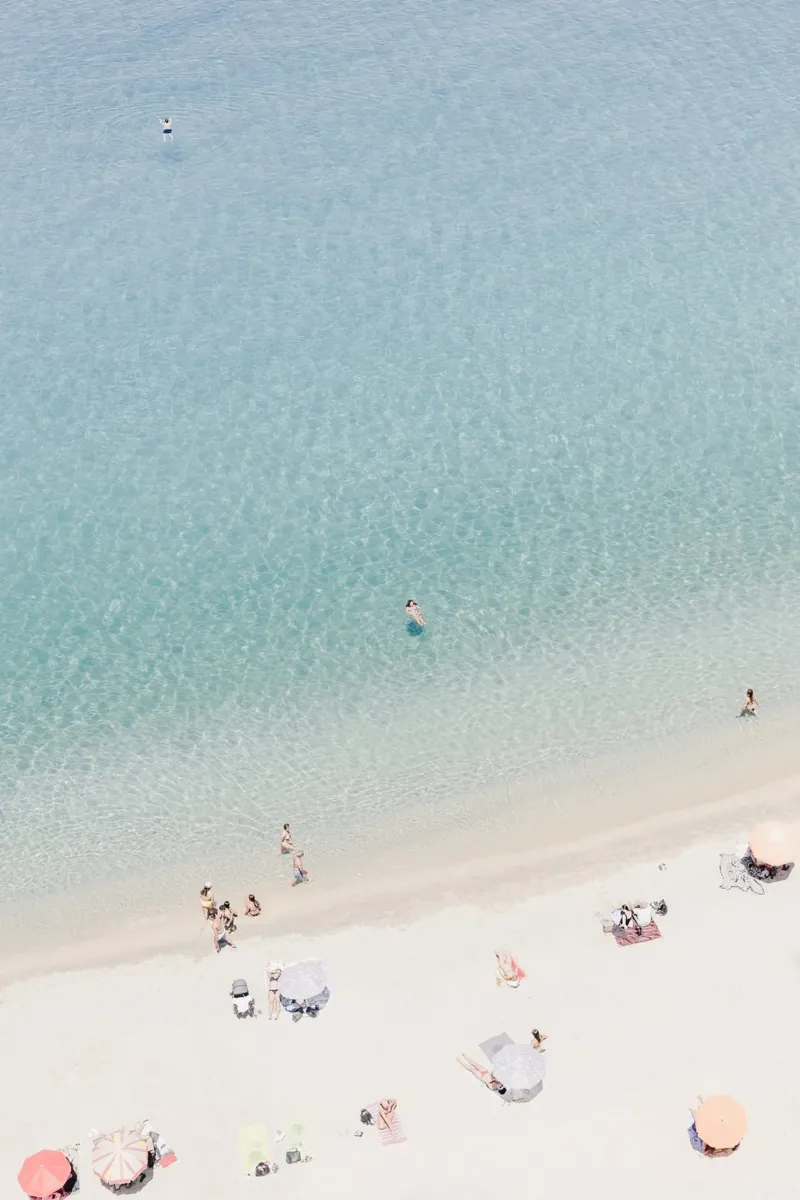 Tropical day at the beach in Italy canvas by photolovers