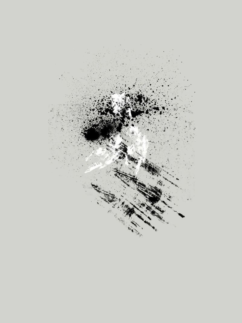 Modern abstract with grey background poster da Imaginative