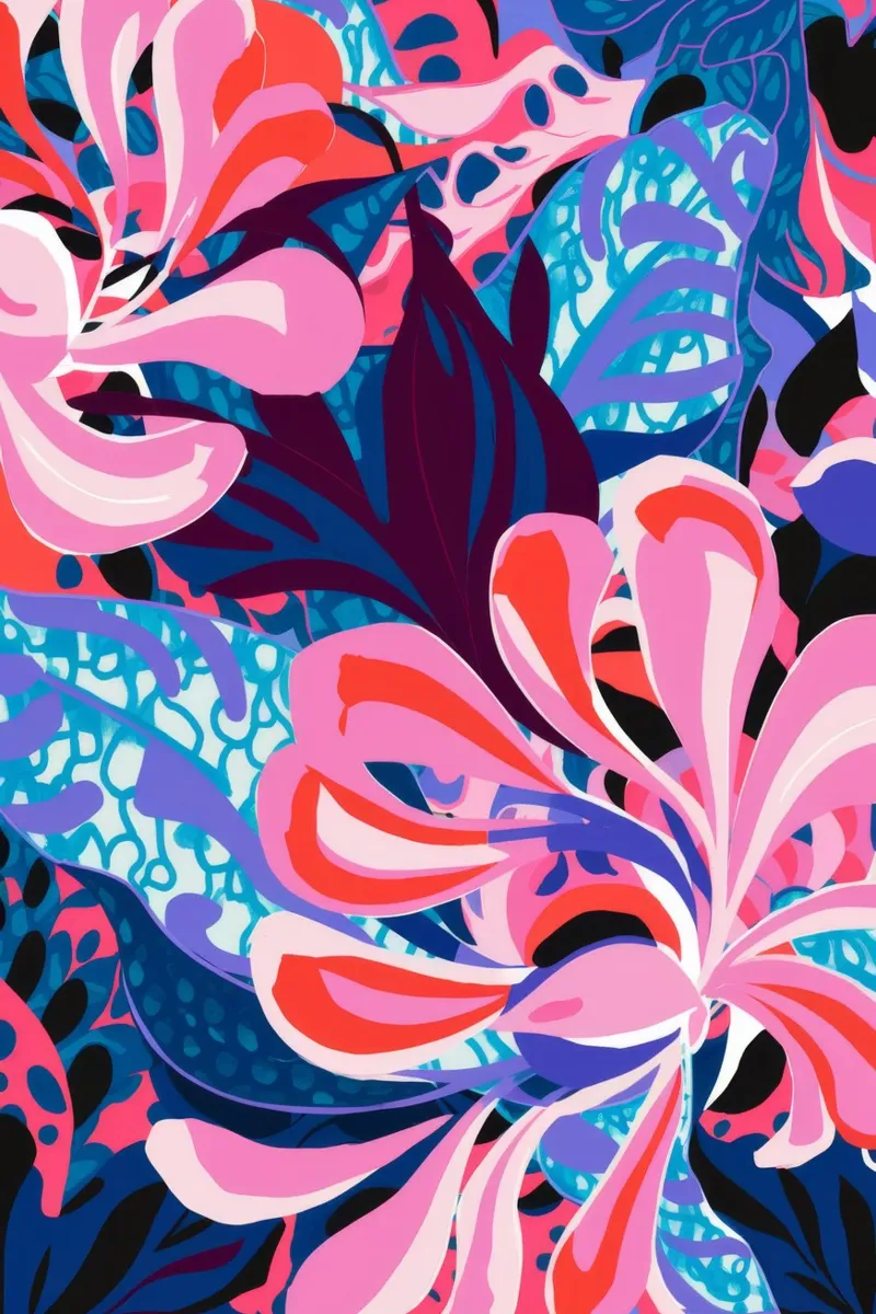 Explosive Pink Bloom hahnemühle by Ember Stone
