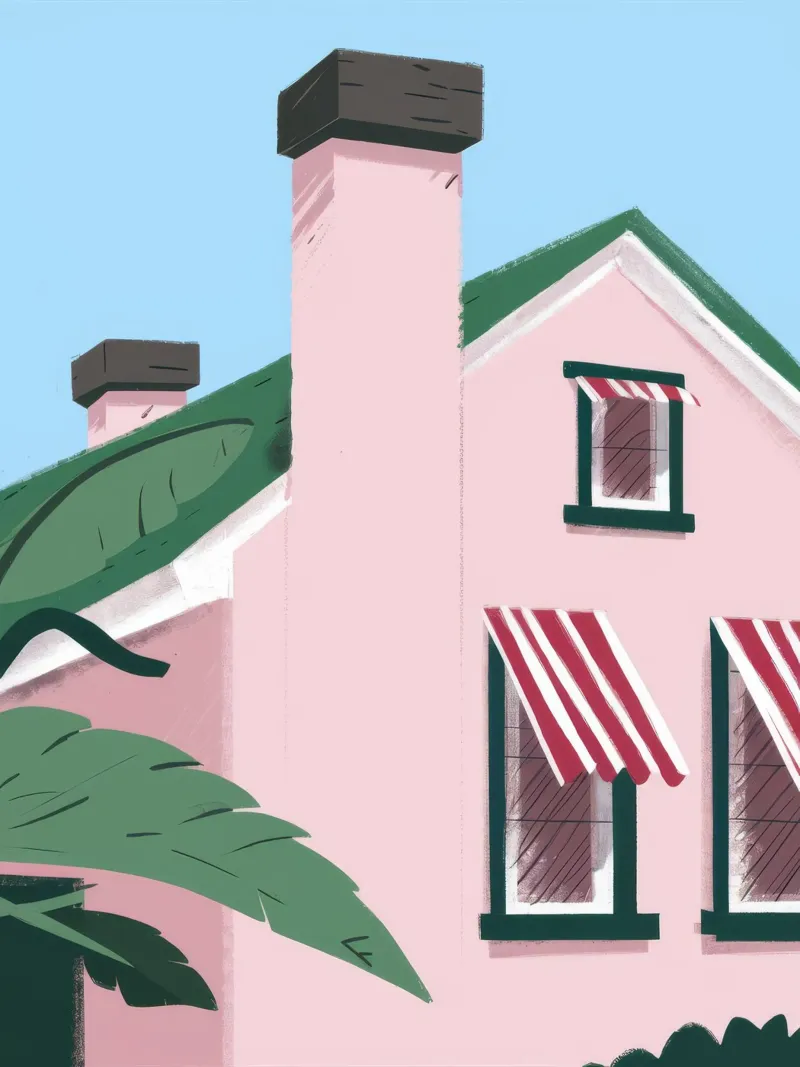 Suburban Pink Tranquility hahnemühle by Ember Stone