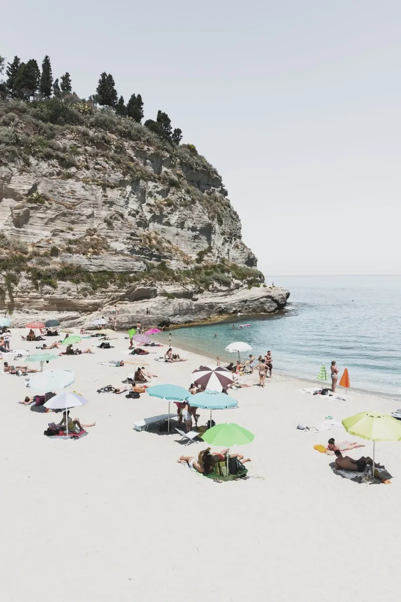 Tropea beach pellicola backlit da photolovers