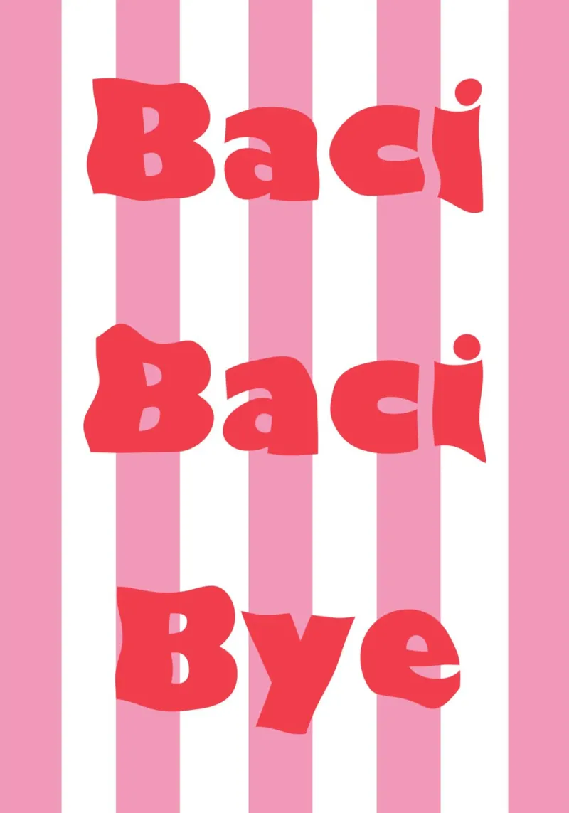 Baci Baci Bye hahnemühle by Happy Star Club