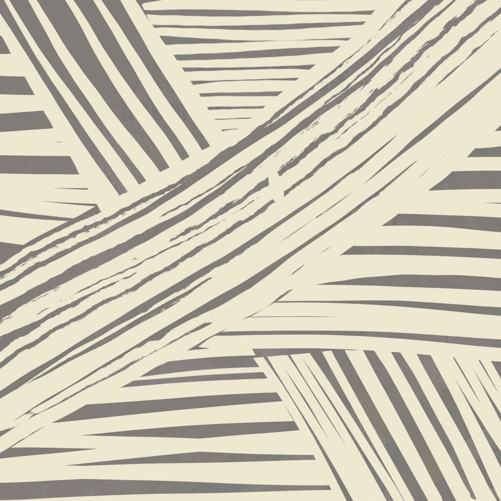 Grey diagonal stripe pattern canvas by Little Dean