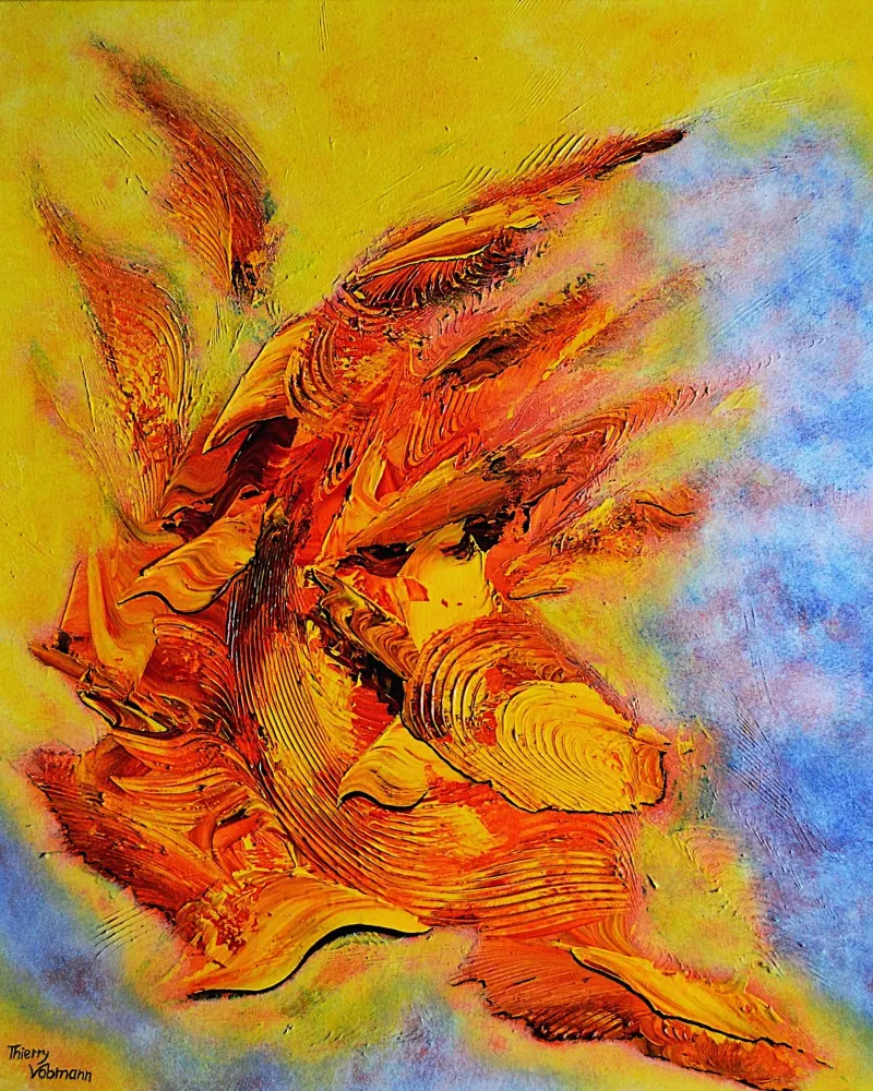 HEAVENLY ABSTRACT pellicola backlit da Thierry Vobmann Abstract painting