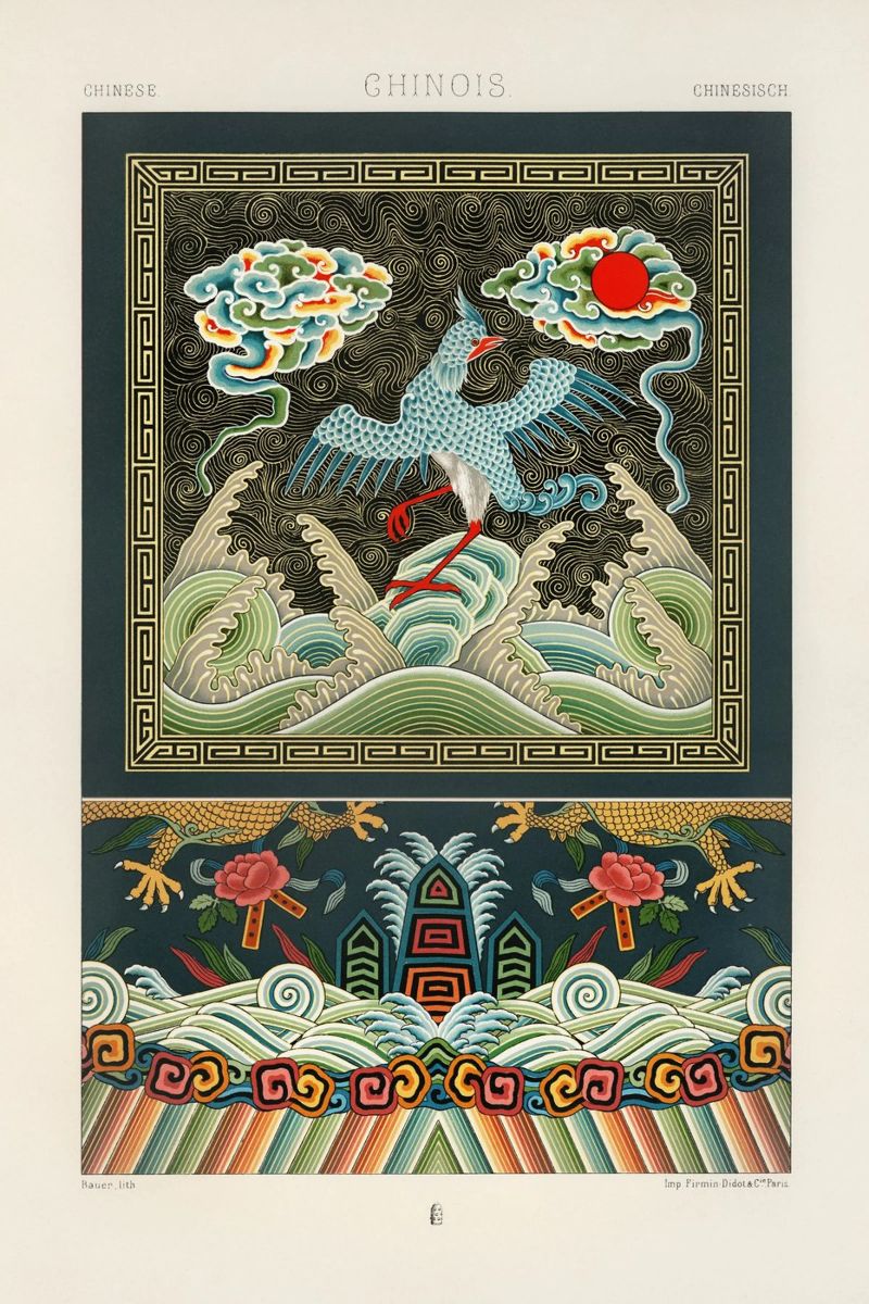 Chinese pattern pellicola backlit da vintageshop