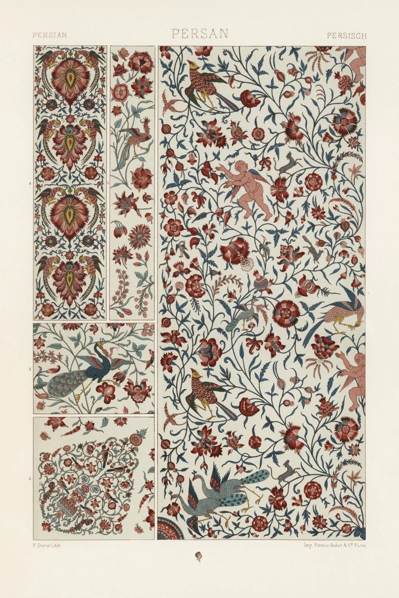 Persian pattern hahnemühle de vintageshop
