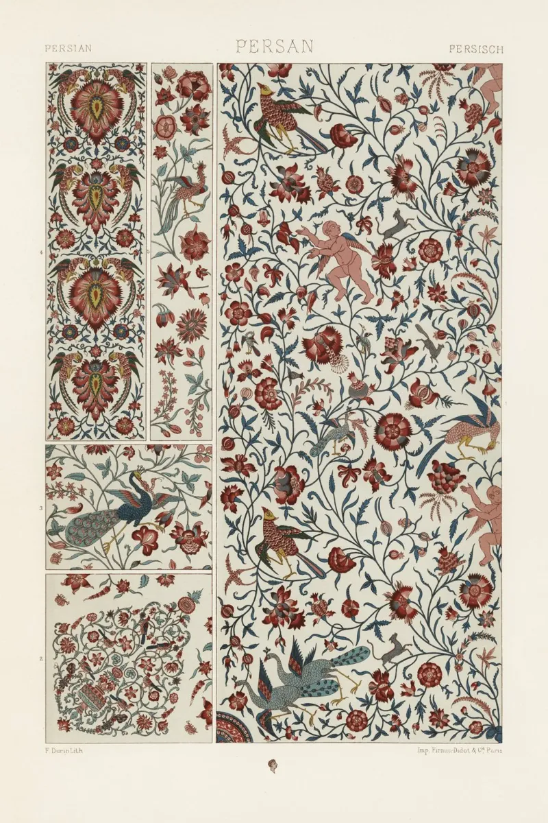 Persian pattern hahnemühle by vintageshop