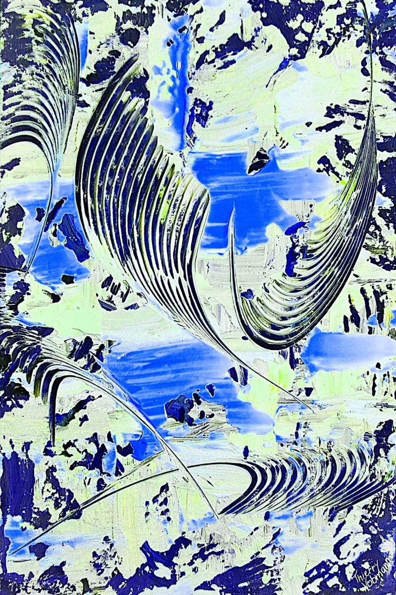 IDEAL GIFT 42 invers pellicola backlit da Thierry Vobmann Abstract painting