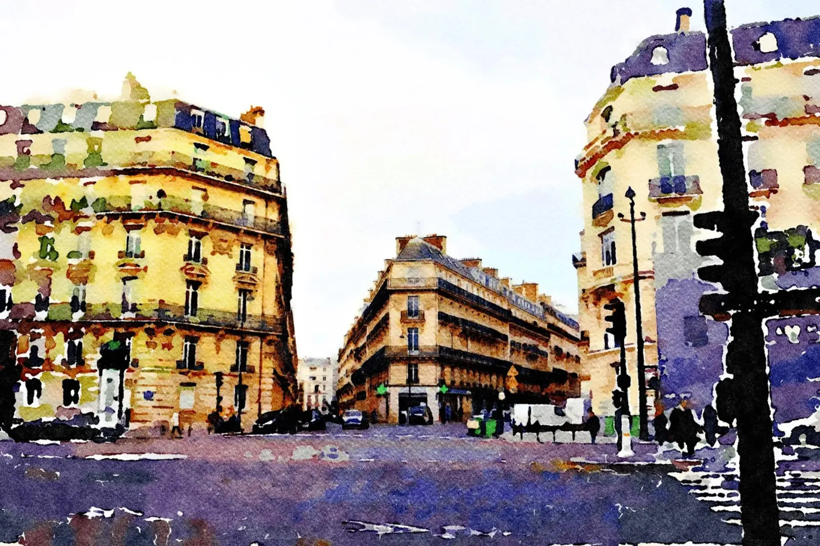 Parigi pellicola backlit da Massimo Frascogna