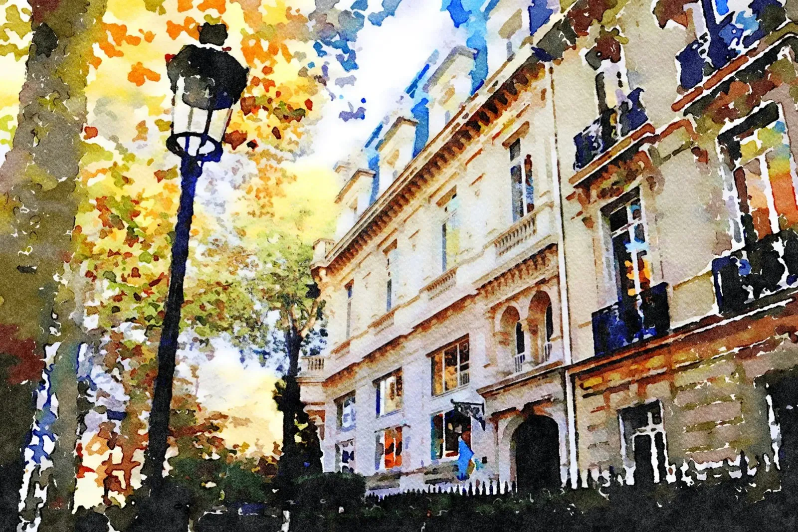 Parigi pellicola backlit da Massimo Frascogna