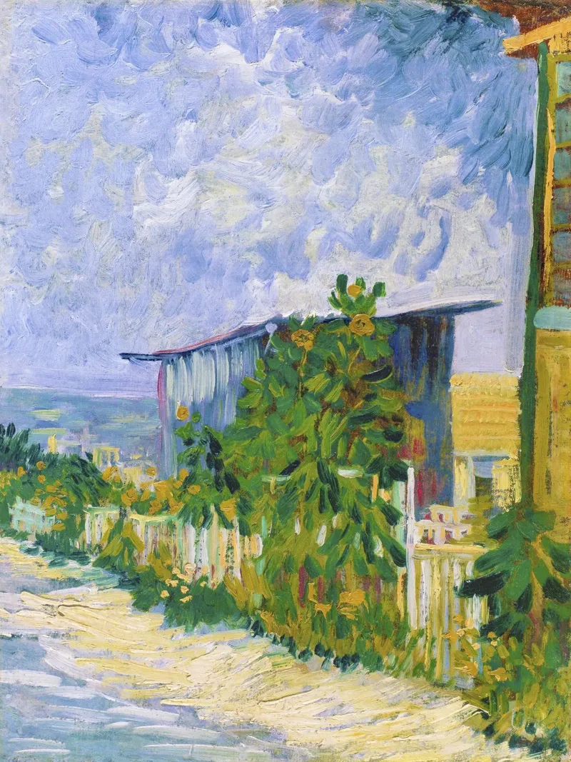 Rifugio a Montmartre di Vincent van Gogh pellicola backlit da Van Gogh Prints