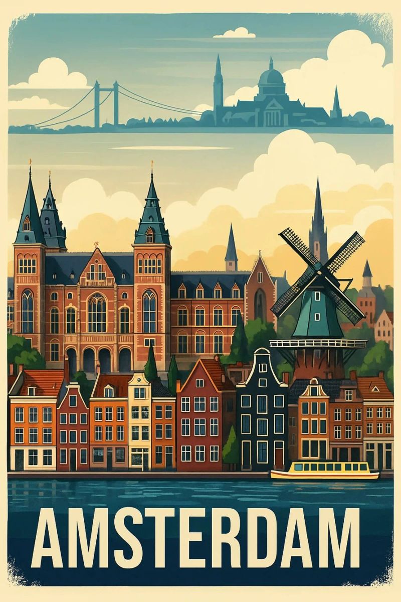 Europe's Finest - Amsterdam #2 poster van Europe's Finest