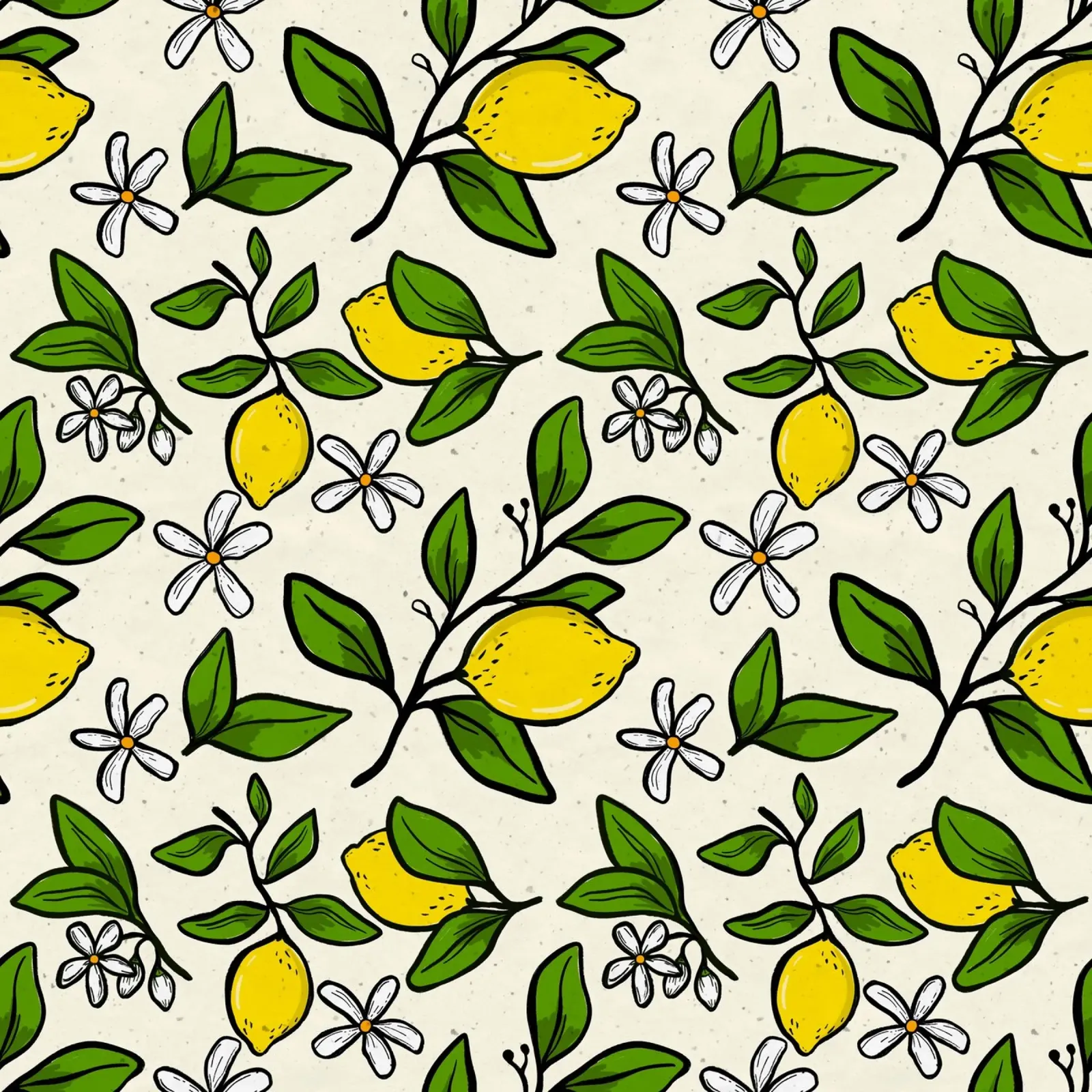 Lemon pattern plexiglass da Floral by Tida