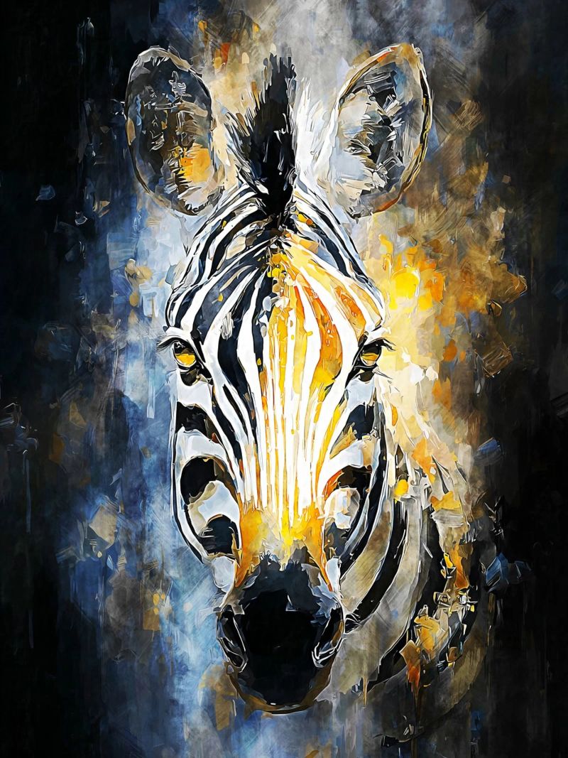 Zebra Modern pellicola backlit da Mateo