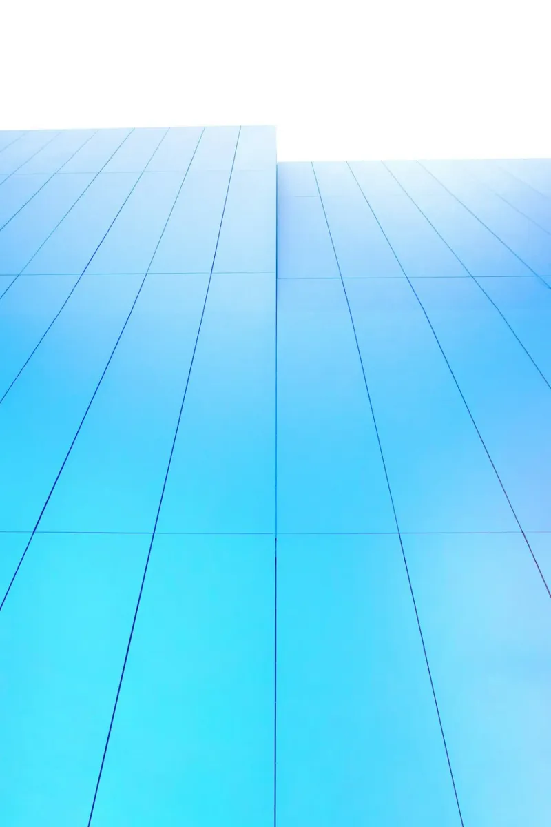 geometric architecture canvas by Bleu