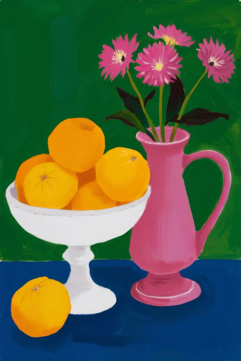 Harmonie florale d'agrumes poster de Jasper Rune