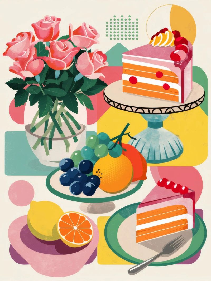 Sweet Floral Afternoon poster by Jasper Rune