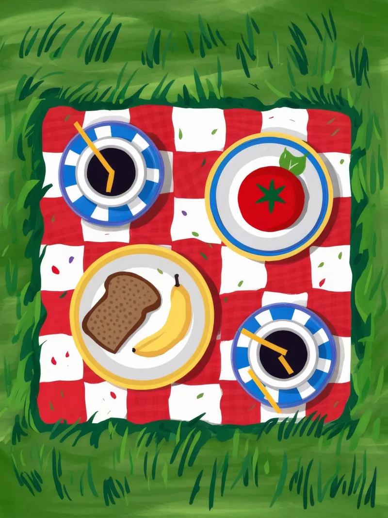 Perfect Picnic Spread poster by Jasper Rune