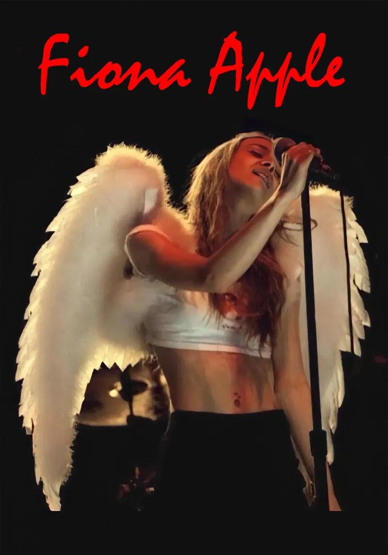 Fiona Apple Wings poster con telaio in legno da Attaboy Dsgn