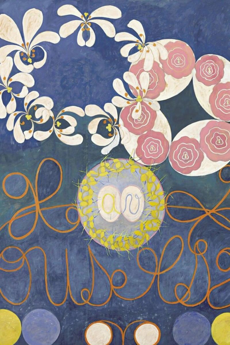 Hilma af Klint - The Ten Largest, No.1 III poster de Vintage by JUNIQE