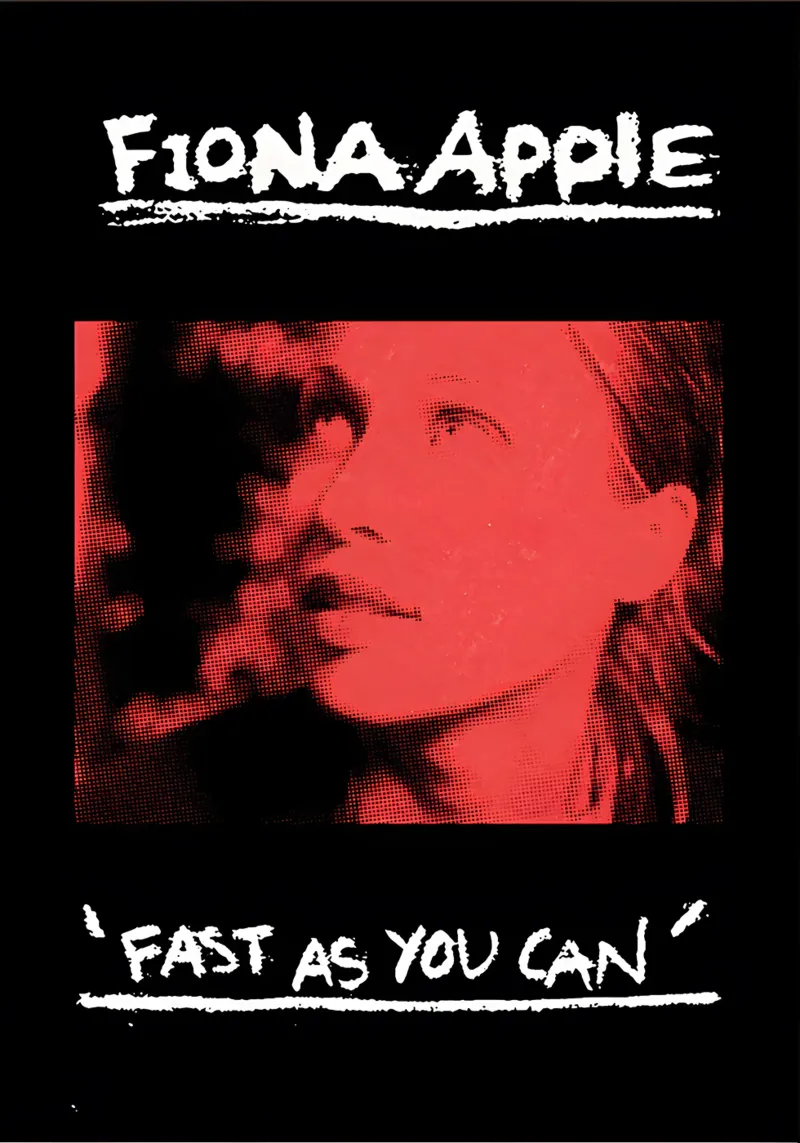 Fast as You Can / Fiona Apple poster con telaio in alluminio da Attaboy Dsgn