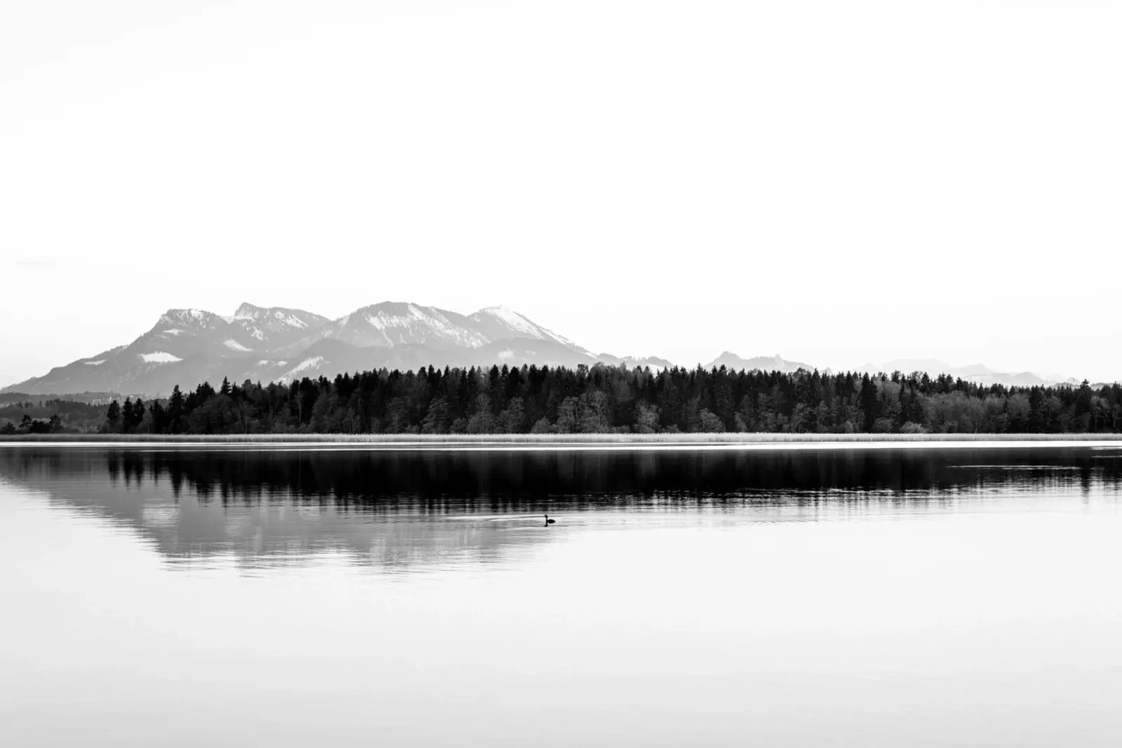 Reflets sur le lac Chiemsee plexiglas de 5ecken