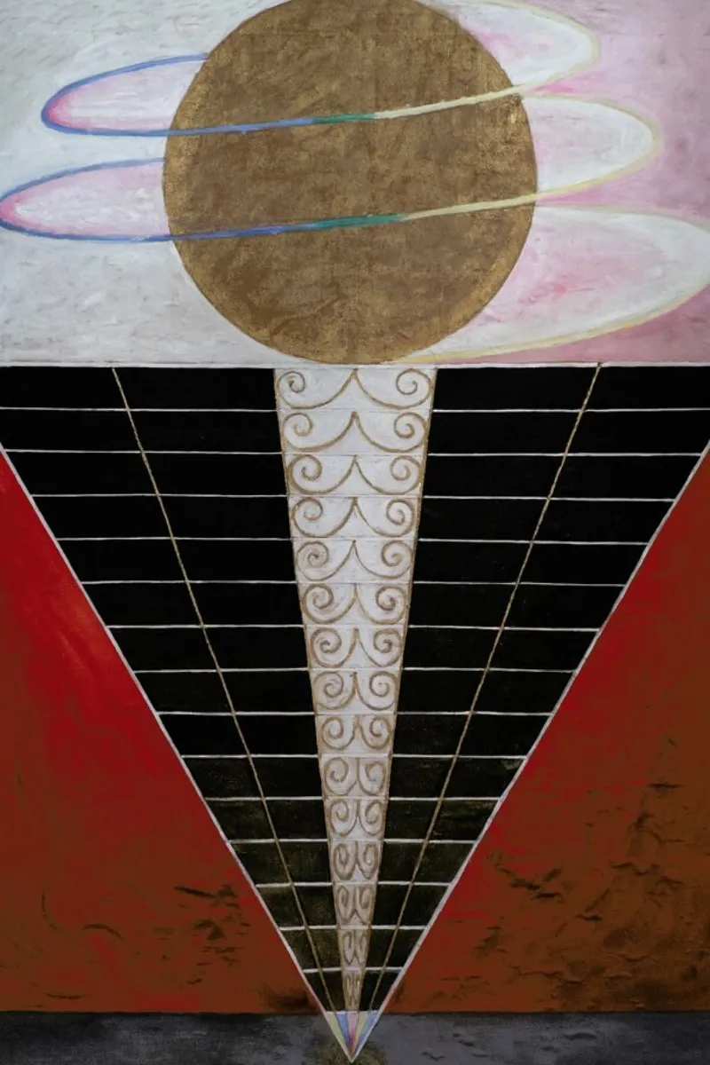 Hilma af Klint - Altarpiece, No. 2 III pellicola backlit da Vintage by JUNIQE