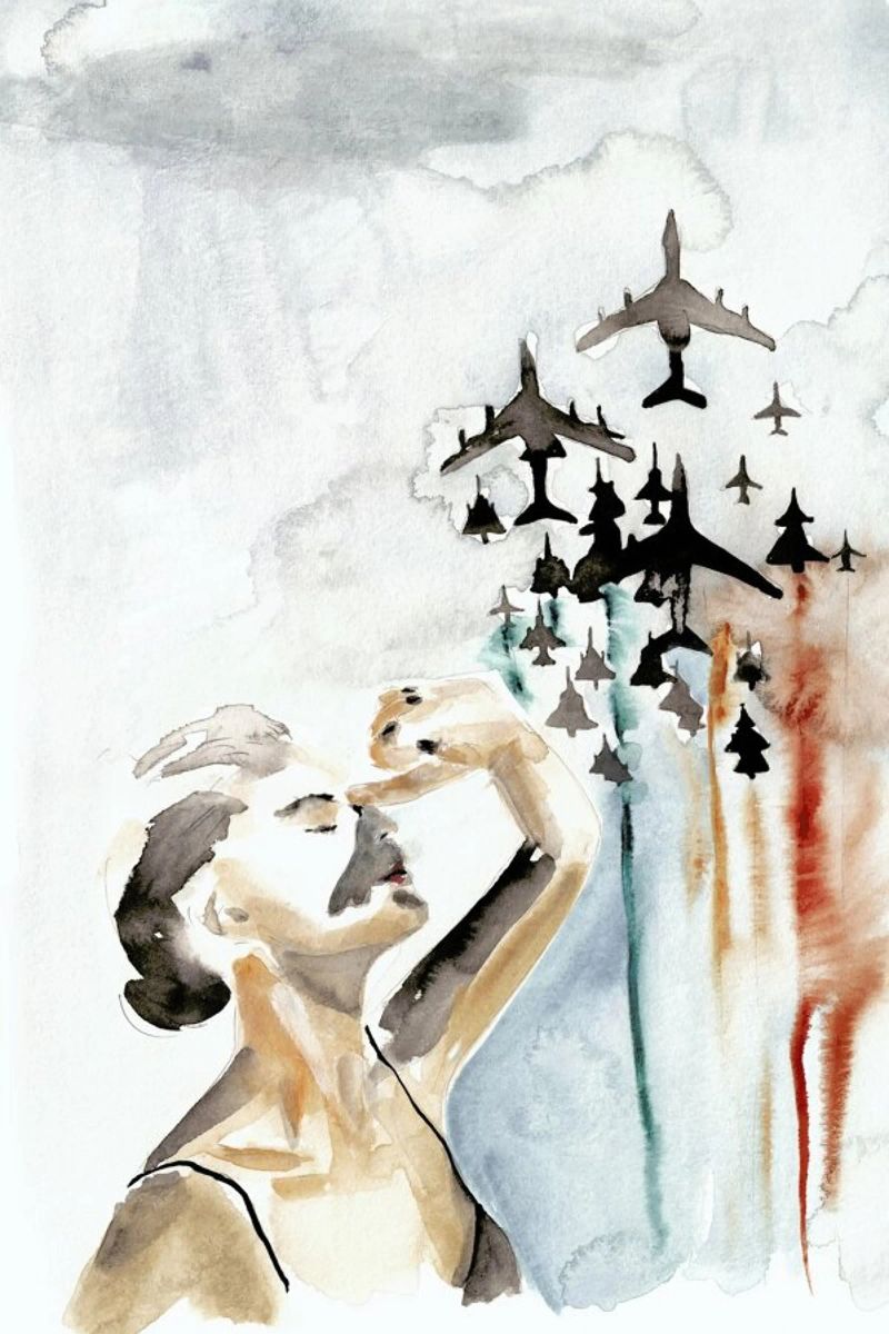 Knife Fight in a Phone Booth poster by Victoria Verbaan