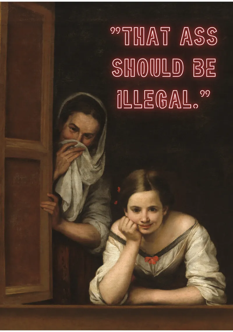 Two Woman at a Window poster da Second Canvas