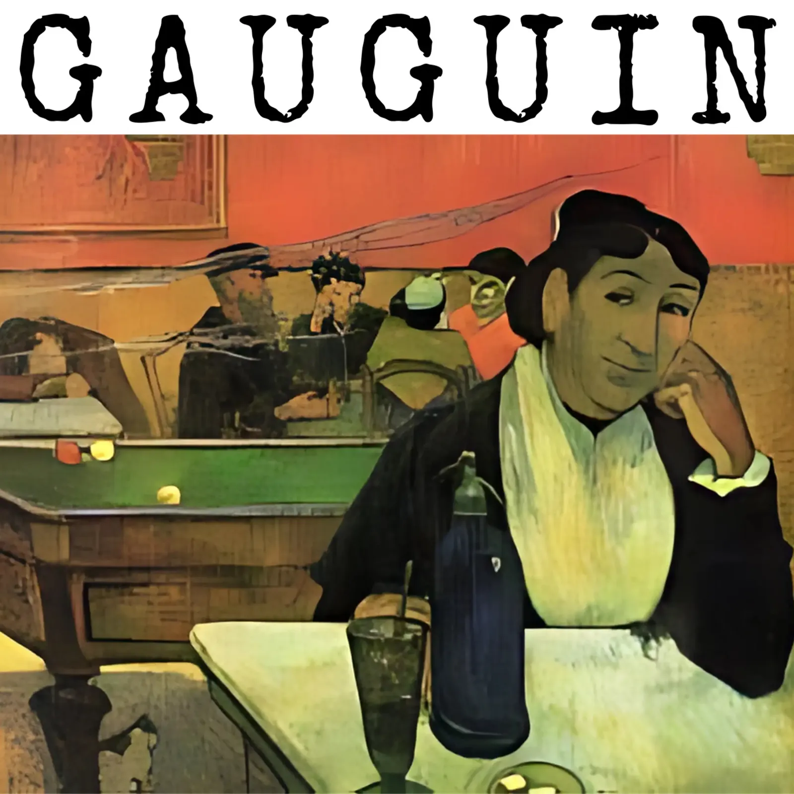 Caffè notturno, Arles di Paul Gauguin pellicola backlit da tokovictory