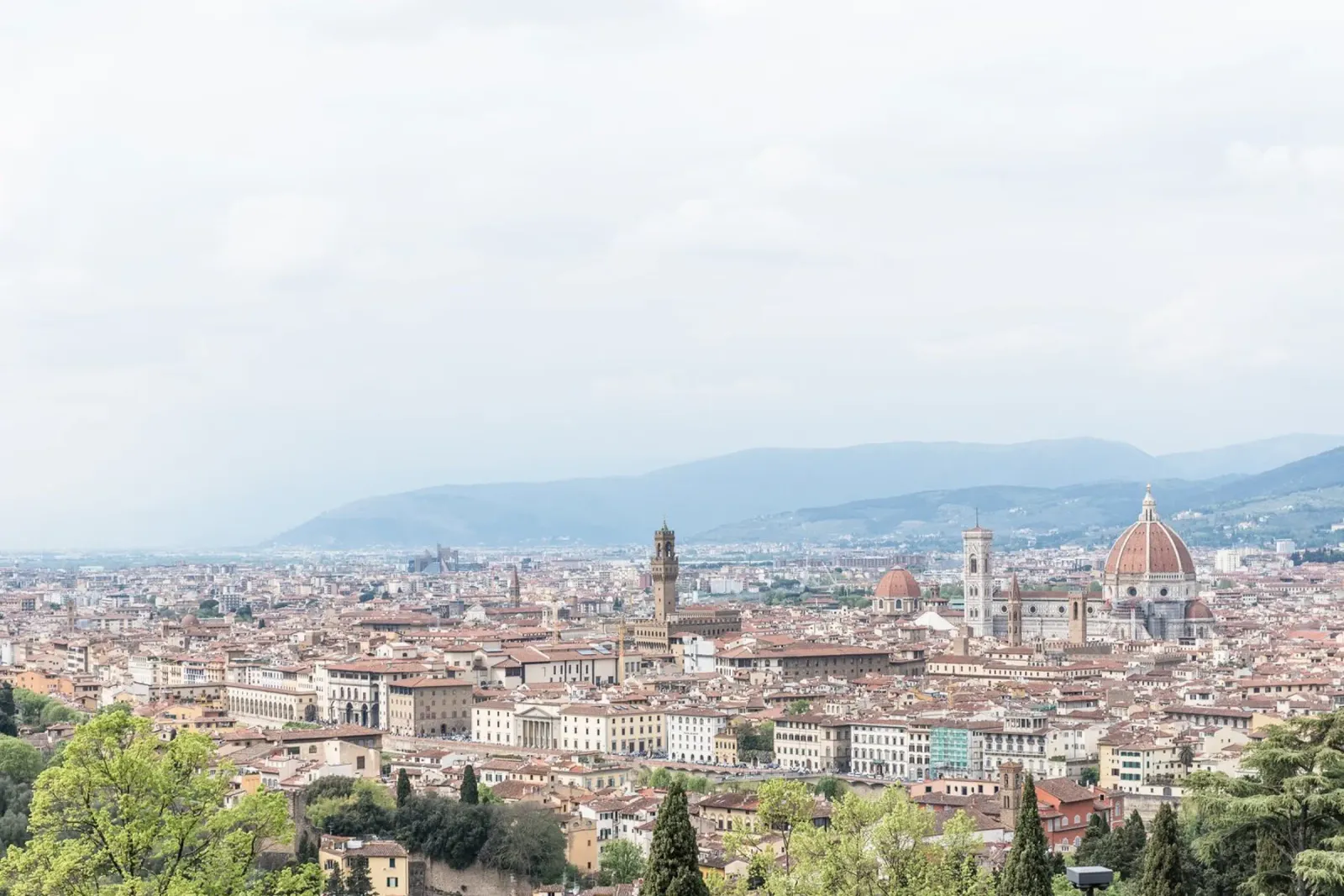 View of Florence pellicola backlit da photolovers