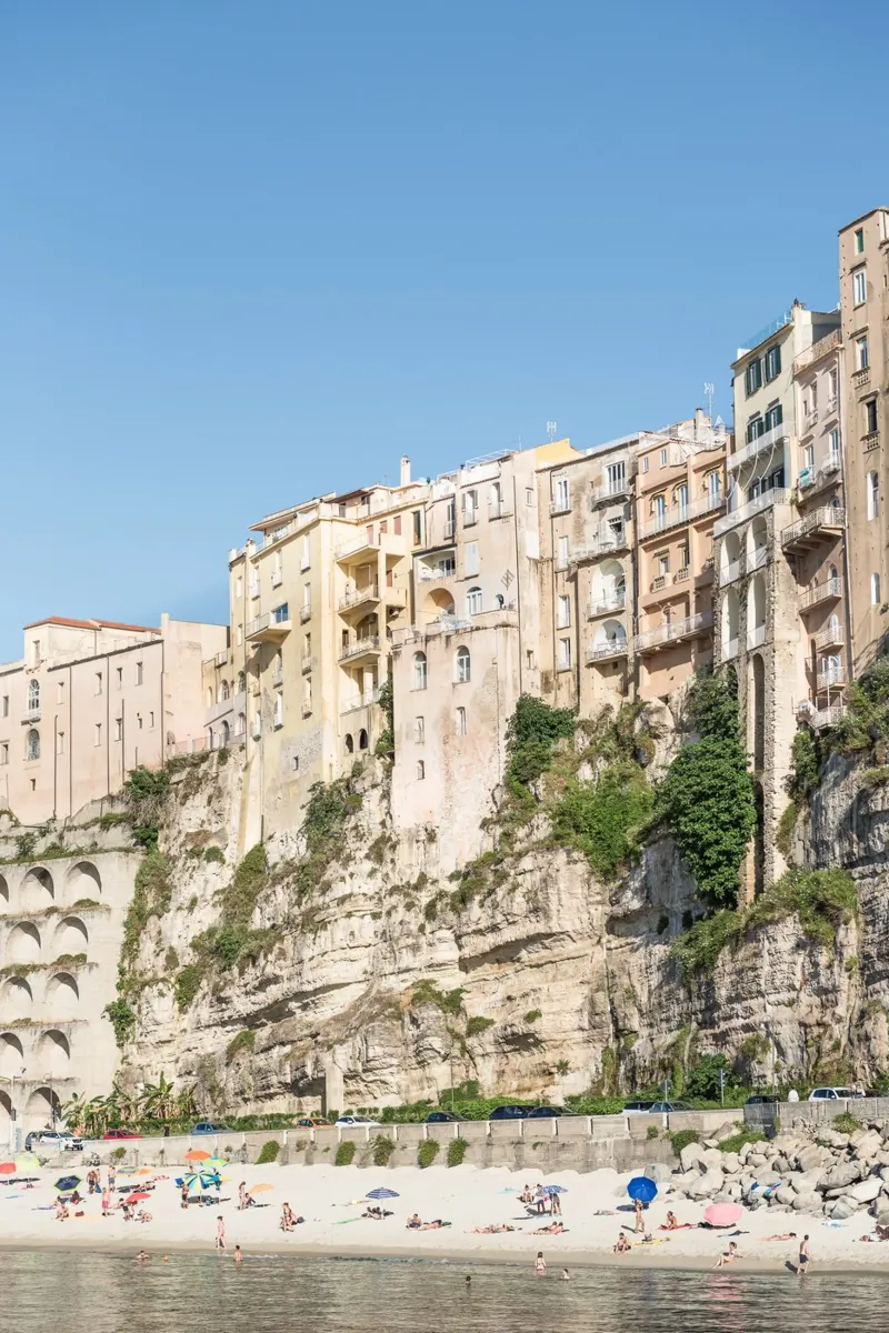 Tropea and the beach pellicola backlit da photolovers