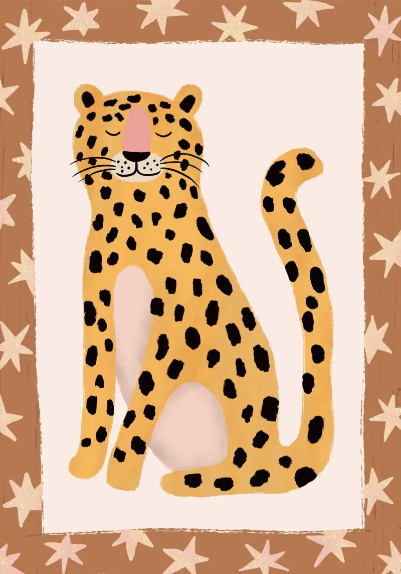 Cheetah Print, Kids Nursery Art, Animal Print hahnemühle by Little Lola