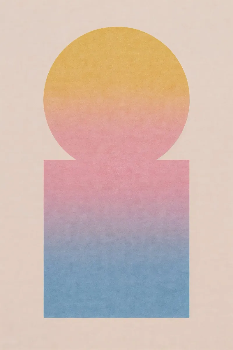 Totem gradiente poster da SMPLE