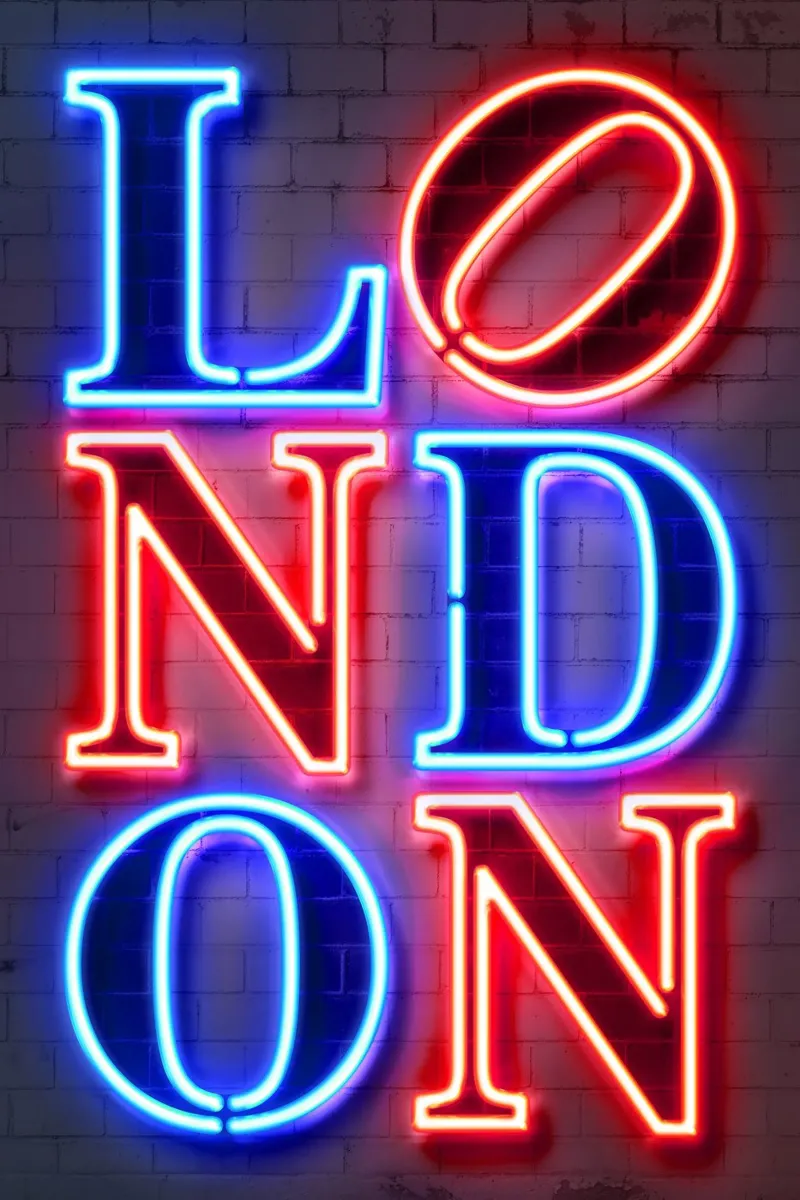 London pellicola backlit da Octavian
