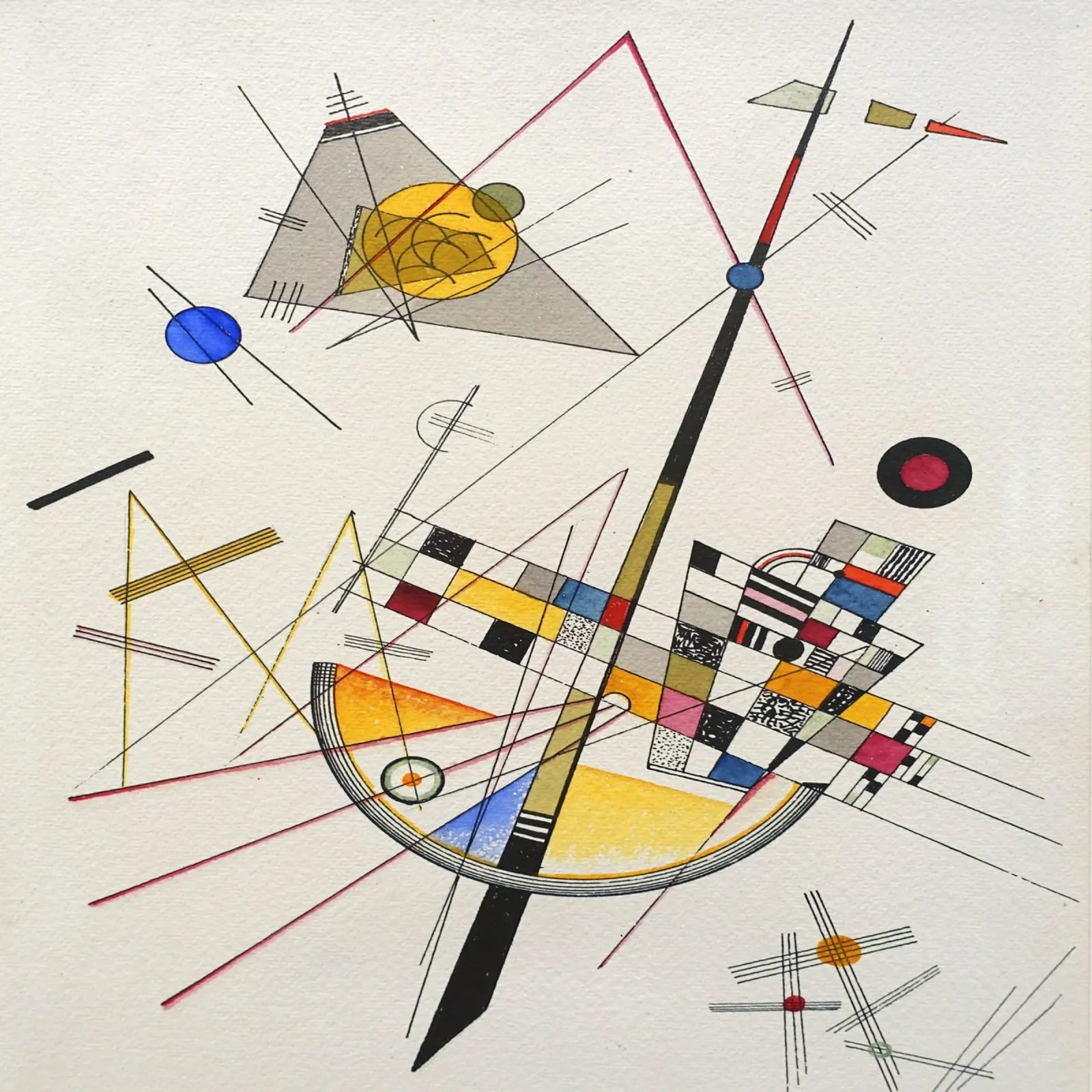 Wassily kandinsky Composizione pellicola backlit da 50 masterpieces