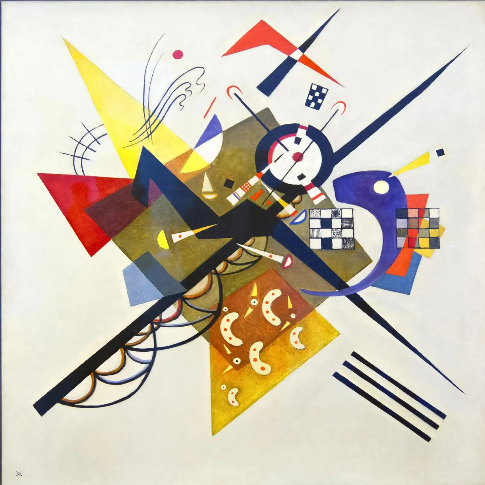 Wassily kandinsky Composizione pellicola backlit da 50 masterpieces