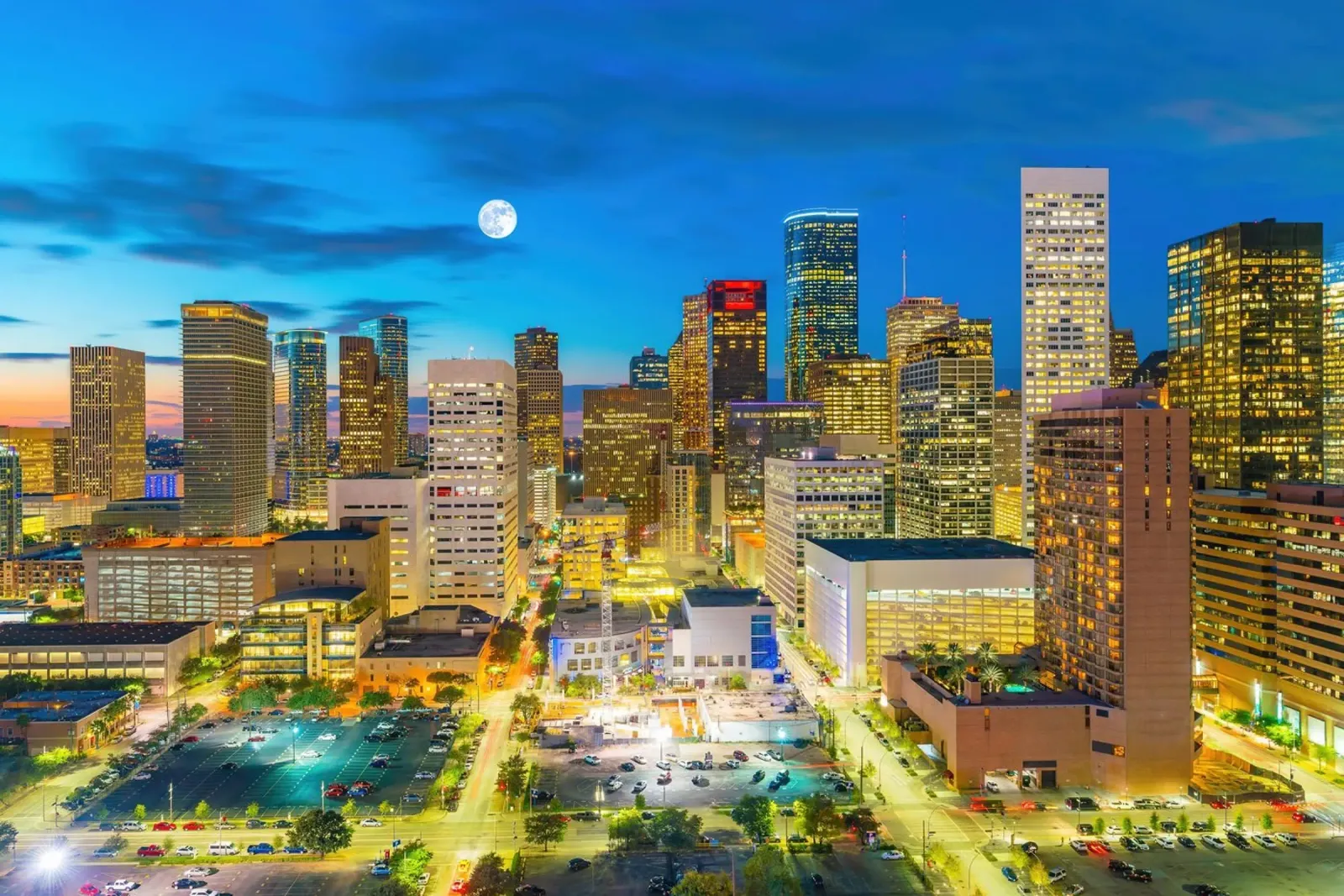Houston, VS canvas met Baklijst van PhotoVibe Decor