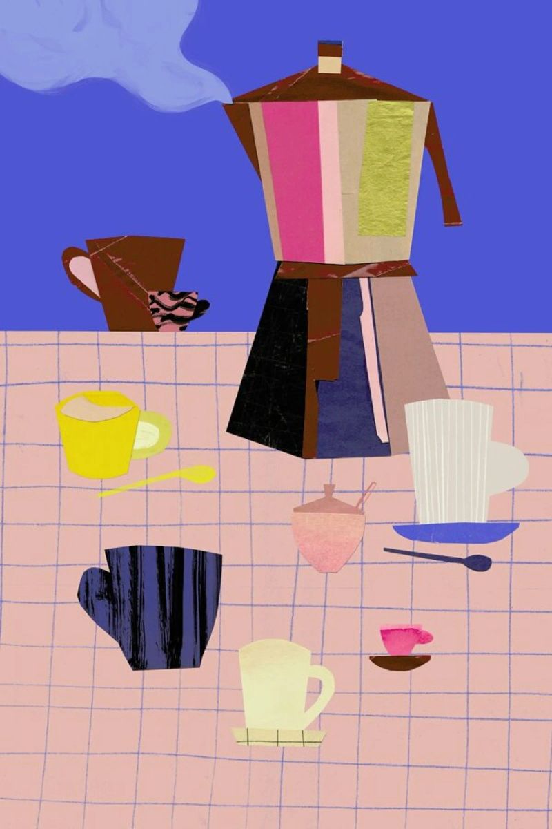 Kitchen With Friends poster by Rinah Lang