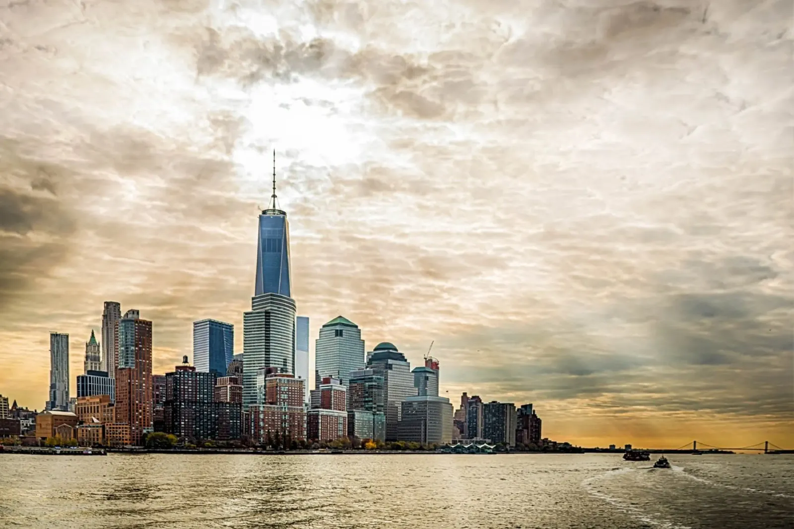 L'ora d'oro su Manhattan pellicola backlit da PhotoVibe Decor