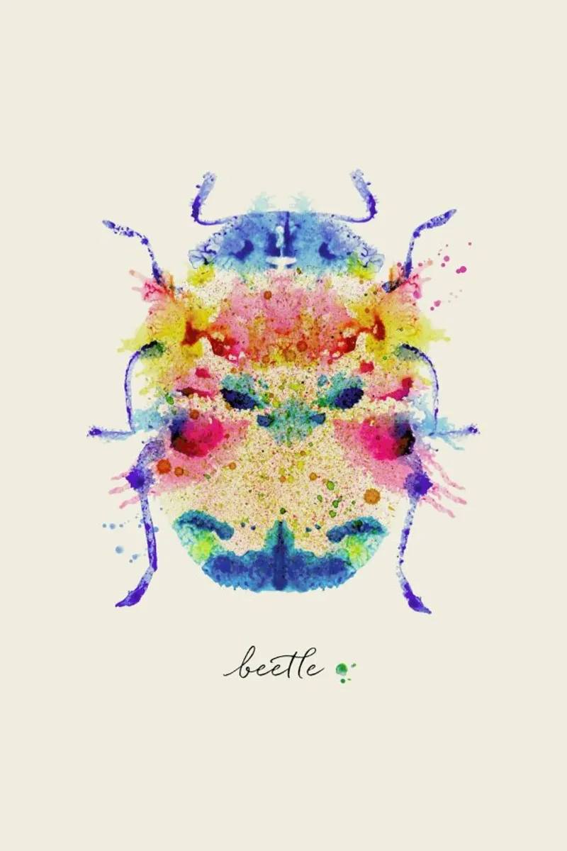 Ink Beetle Psychadelic pellicola backlit da Flora & Fauna