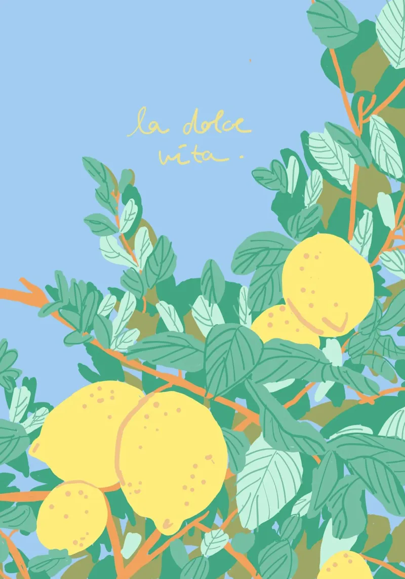 La dolce vita poster by Happy Star Club
