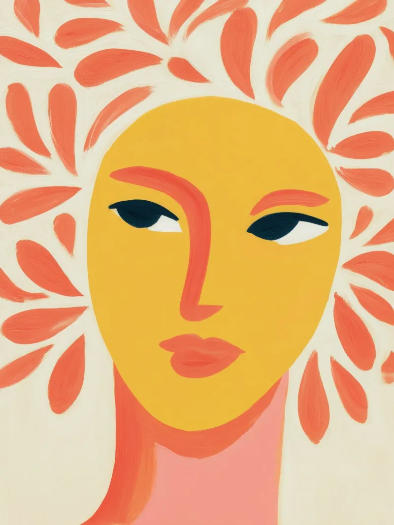 My sun rises | Portrait of a woman canvas by Autofocus