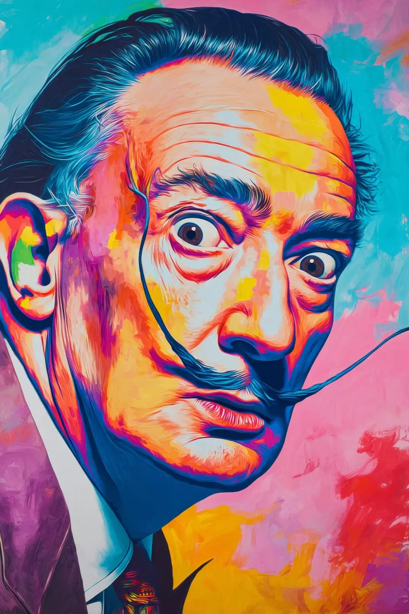 Dali colorato poster con telaio in plastica da Art Center