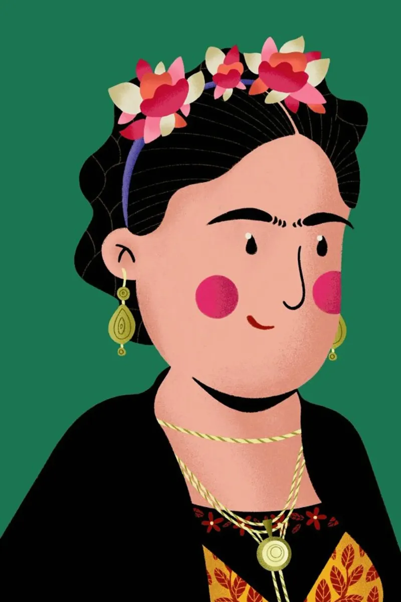 Frida Kahlo Portrait hahnemühle by Rafa Gomes