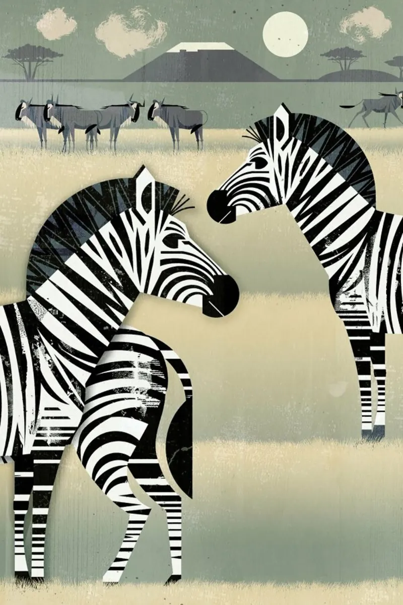 Zebra carta hahnemühle da Dieter Braun
